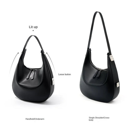 Luxe Hobo Black