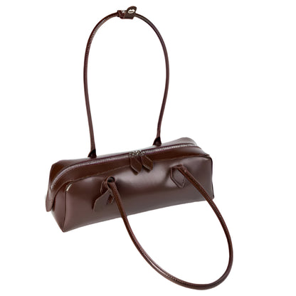 Isabella Luxe Leather Bag Burgundy