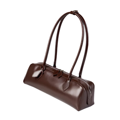 Isabella Luxe Leather Bag Burgundy